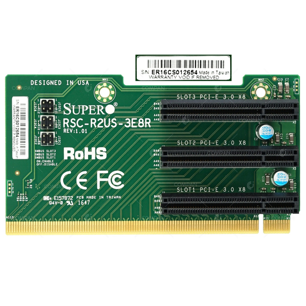 RSC-R2US-3E8R-NIMBLE SUPERMICRO RISER CARD FOR NIMBLE STORAGE SC5000 CS3000